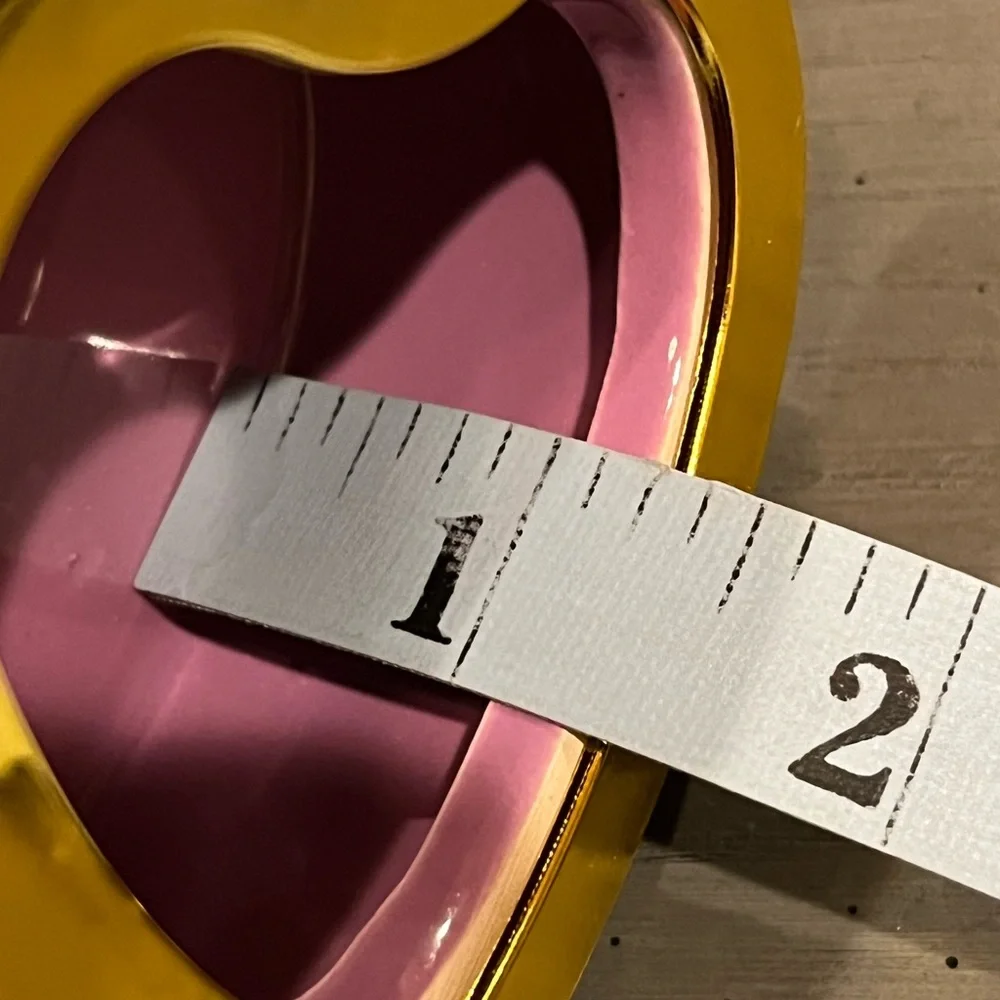 NEW Purple Porcelain Heart Jewelry Trinket Box